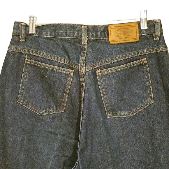 Vintage Essentials Sport Exposed Button Fly High Rise Mom Curvy jeans USA sze 30 - Picture 4 of 8